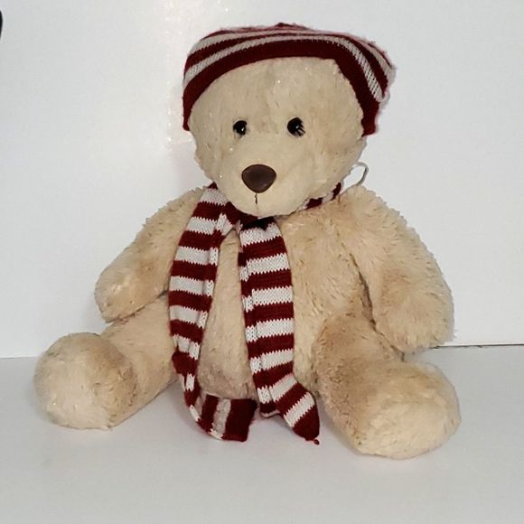 Aeropostale Teddy Bear Plush Stuffed Animal Collectible Vintage 80's Soft As-Is - Picture 1 of 13